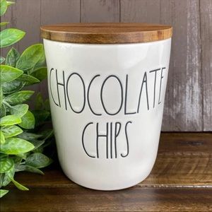 Rae Dunn CHOCOLATE CHIPS Cellar